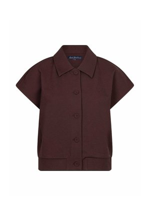 Red button RB BOMBER-SLE - Overhemdblouse - brown