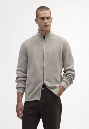 DANNY FULL ZIP 6429 - Neuletakki - fog