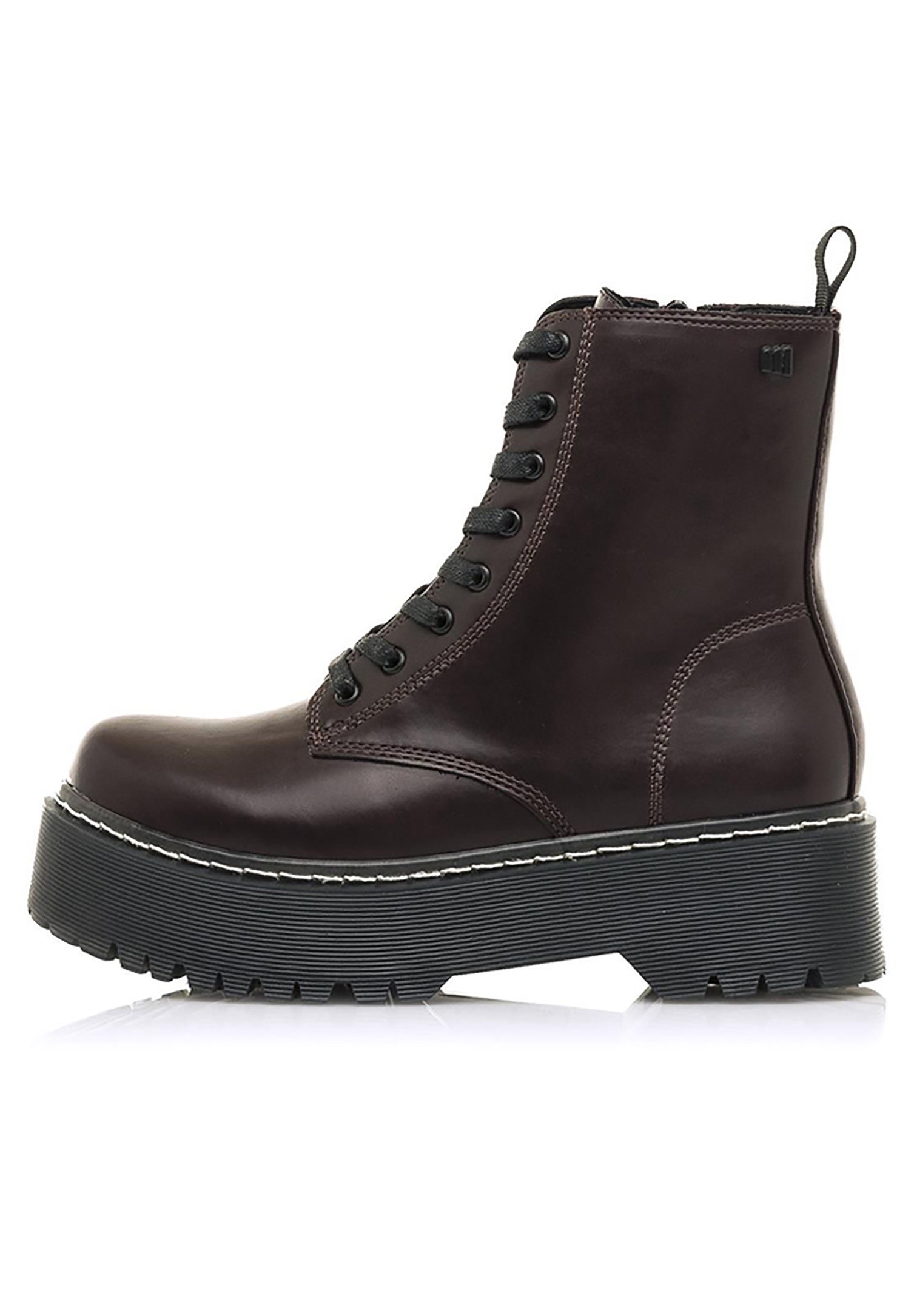 mtng Botines con plataforma - bordeaux/burdeos - Zalando.es