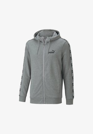 TAPE FULL ZIP TR - Felpa con zip - medium gray heather