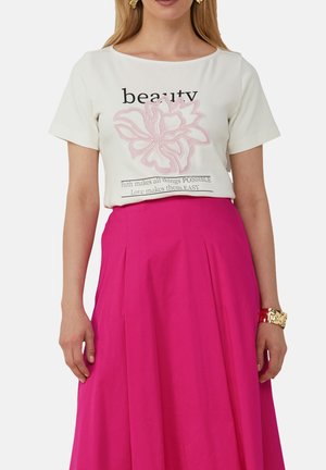 T-Shirt print - creme