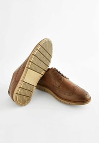 Next MOTIONFLEX BROGUES - Šněrovací boty - tan brown