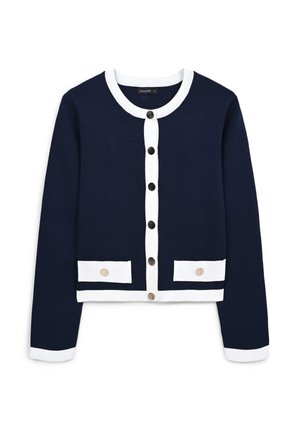CON BOTTONI - Cardigan - blu notte