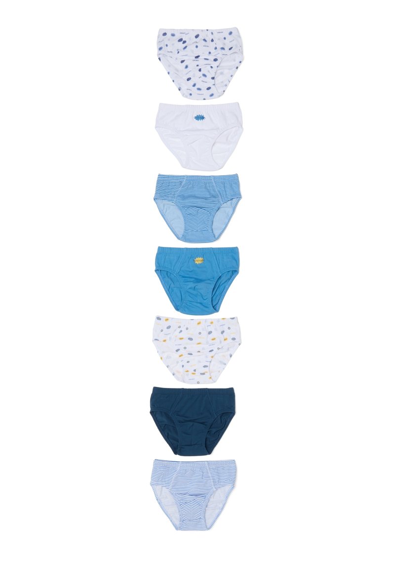 OVS MULTIPACK 7 PACK - Slip - white blue/wit - Zalando.nl