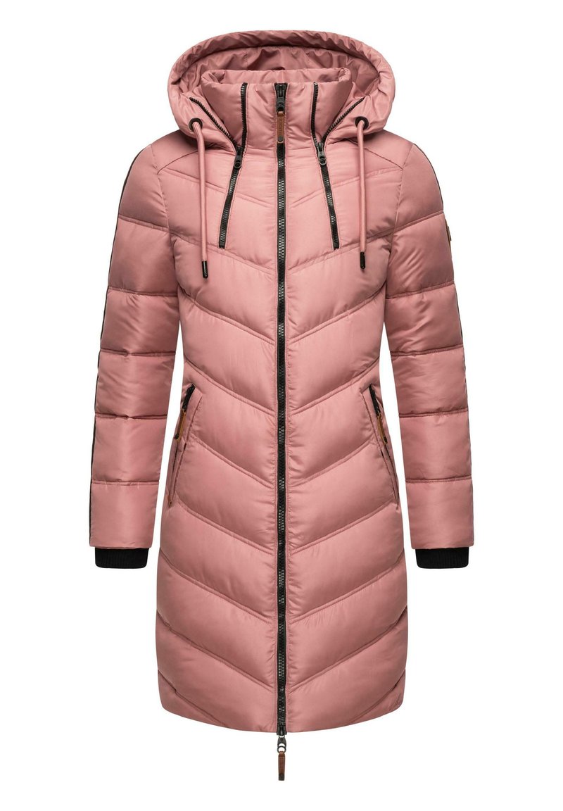 Marikoo - ARMASA - Winter coat - dark rose, Enlarge