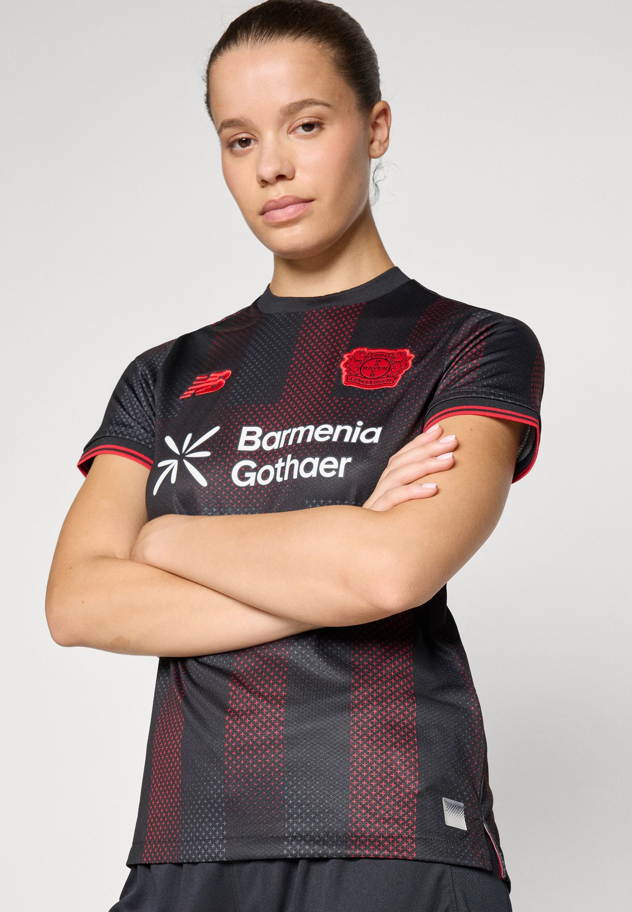 BAYER 04 HOME WOMENS SHORT SLEEVE