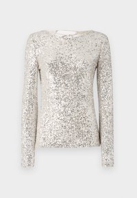 ARALU ELLIAS BLOUSE - Blouse - beige/silver