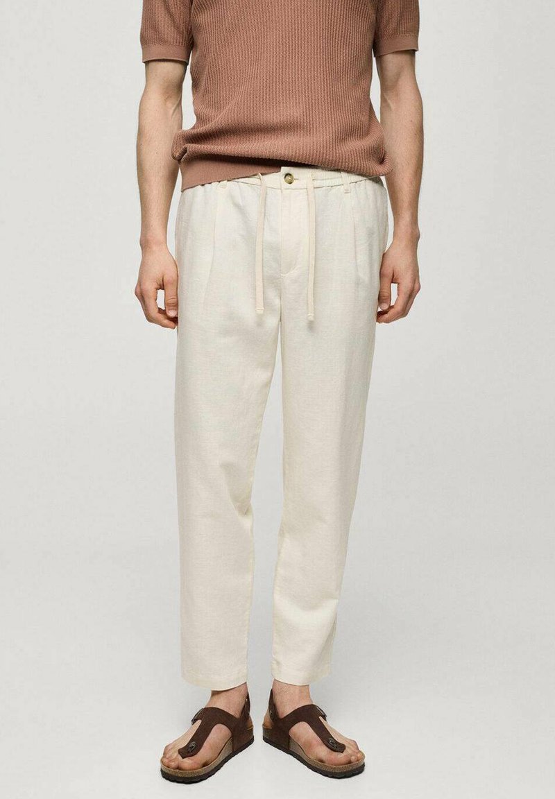 Mango Broek - white