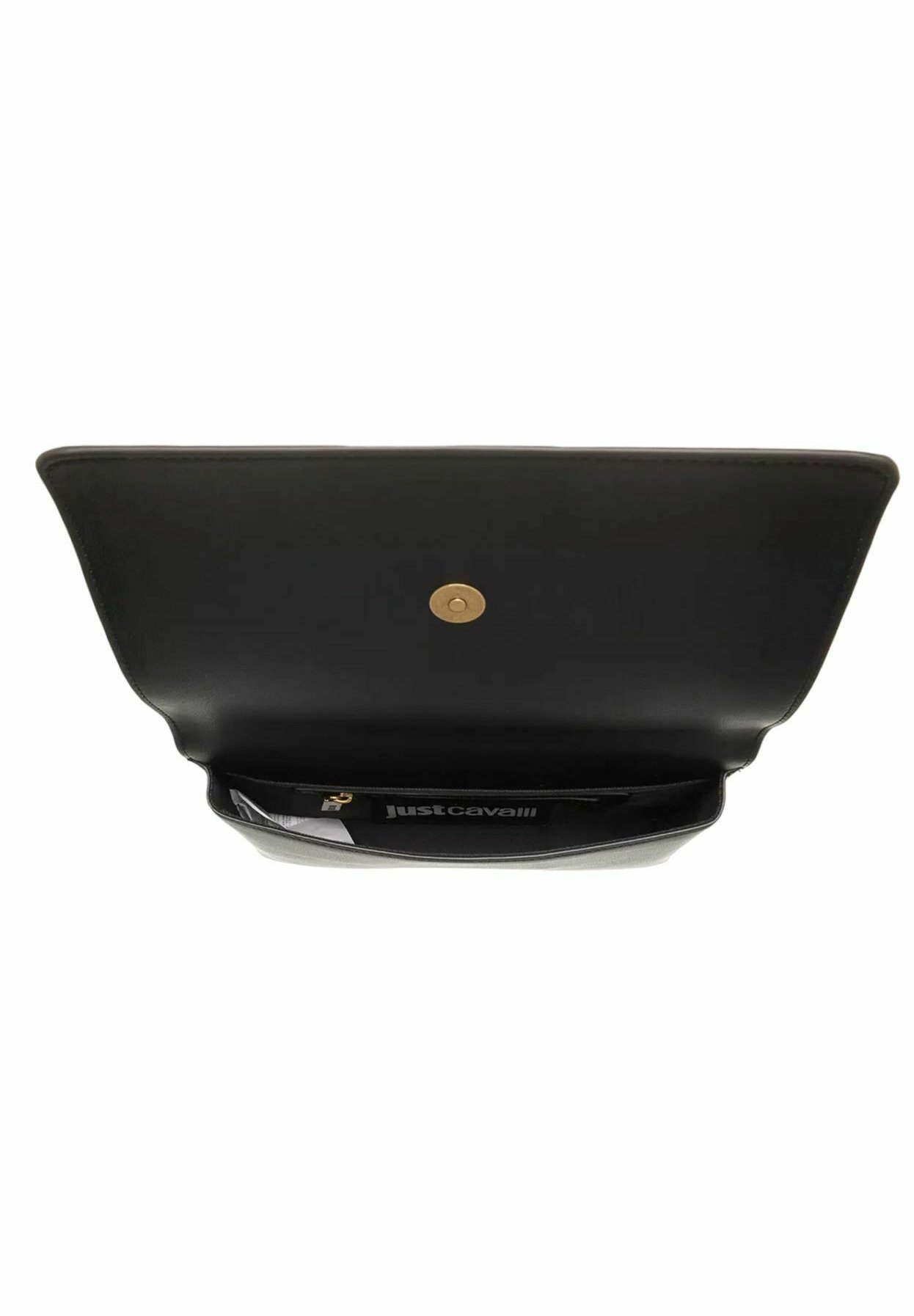 Sac à Main Vintage Just Cavalli En Cuir Marron - Taille Moyenne - Style Années 90 - Occasion Bon état