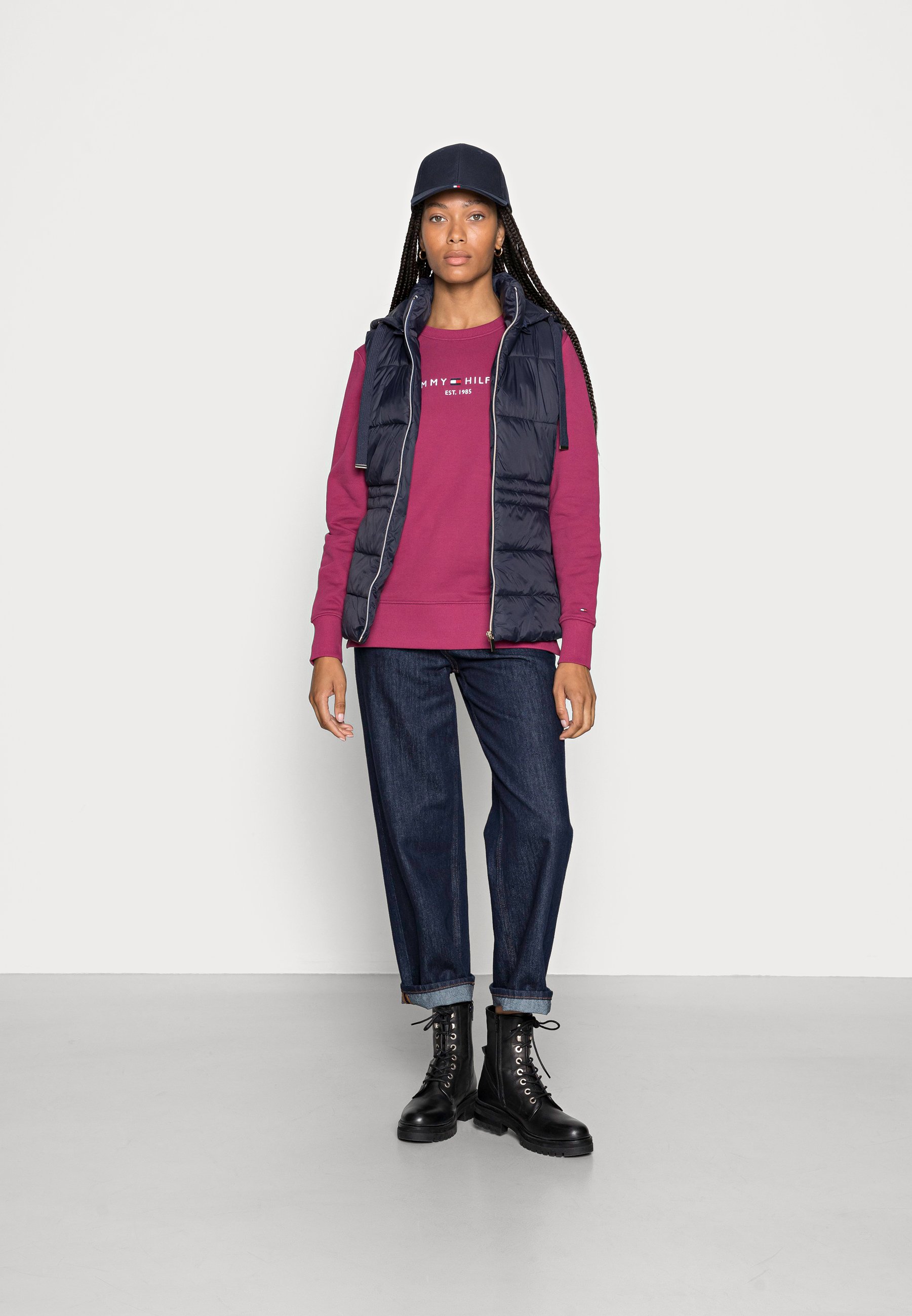 Tommy Hilfiger Sudadera - crimson ruby/rojo - Zalando.es
