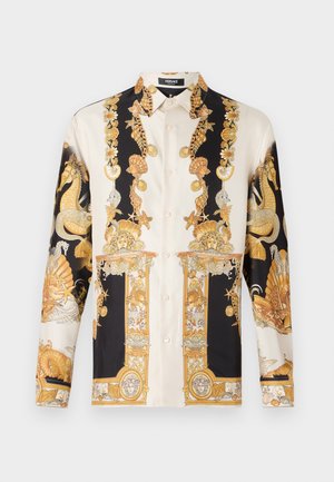 INFORMAL SHIRT CORAL THEATRE - Majica - ivory/black/gold