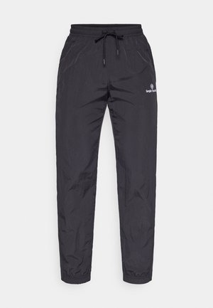 Svart, lette, vannavstøtende joggebukser med elastisk midje og justerbar snor. Har tapered ben og logo-detalj.