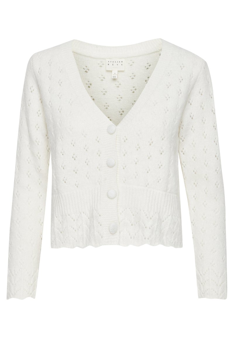 Damen Strickjacken | Atelier Rêve IRHILDE CA Strickjacke cloud dancer/weiß - YU77427 Damen Strickjacken | Atelier Rêve IRHILDE CA Strickjacke cloud dancer/weiß - YU77427