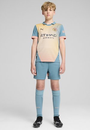 Puma MANCHESTER CITY REPLICA JR UNISEX - Equipación de clubes - bold blue poppy pink