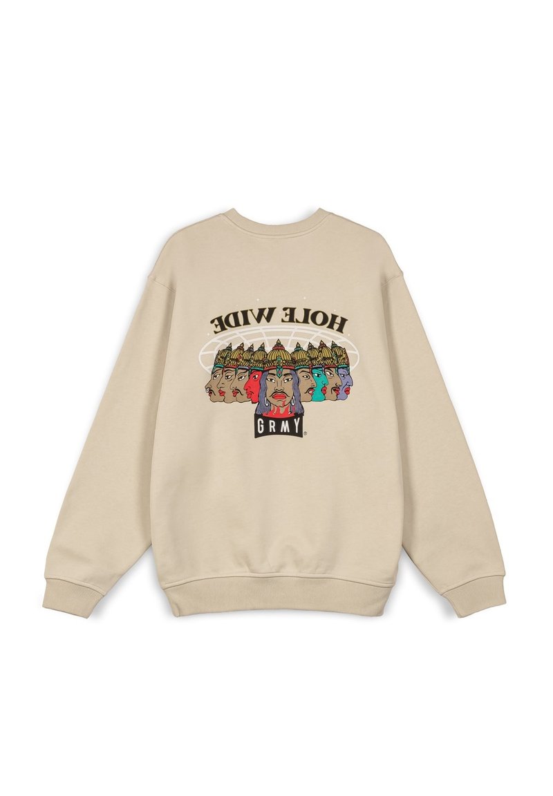 Grimey BACK AT YOU VINTAGE FW23 - Sudadera - crema