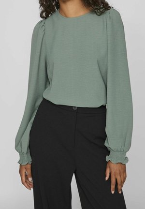 Blouse - mottled green