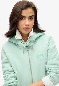 Superdry & Co Felpa con zip - minted green