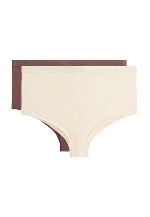 2 SHORTIE WITH LOGO 31578563 - Panties - beige light brown