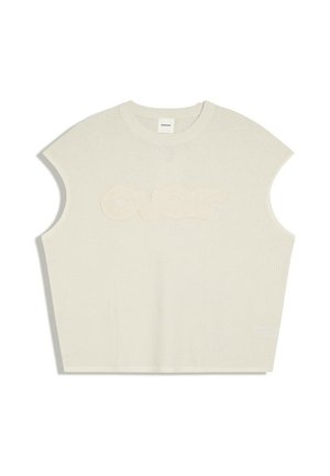 Bershka, WORKER WITH PATCH - T-SHIRT - Tričko s potlačou - beige