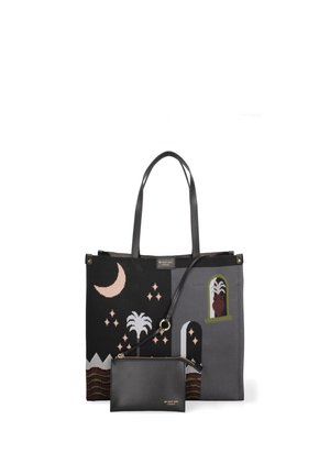 My Best Bag, VENUS - HAND BAG - Tote bag - black/grey with print