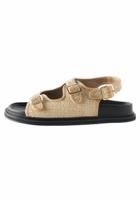 Next FOREVER COMFORT RAFFIA - REGULAR FIT - Szandálok - natural