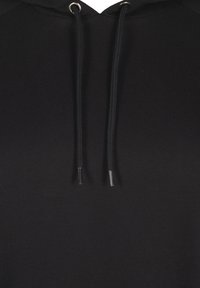 Zizzi MIT AN DEN ÄRMELN - Felpa - black w silver