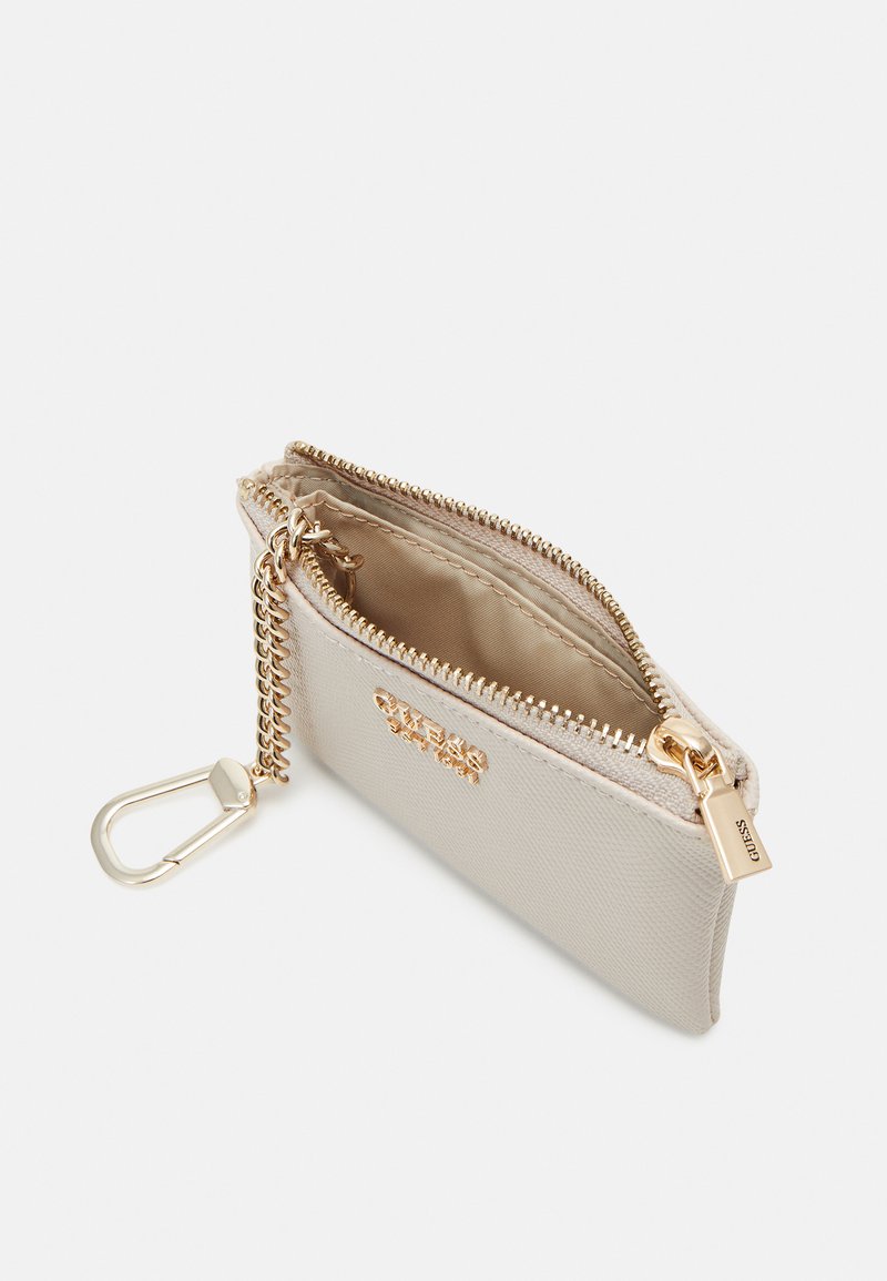 Guess LAUREL ZIP POUCH Key holder stone Zalando.co.uk