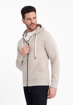 Ombre Sweat zippé - light beige