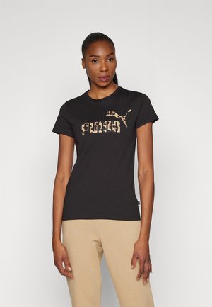Puma ANIMAL GRAPHIC - Camiseta estampada - black