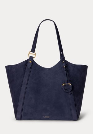Lauren Ralph Lauren, SHEEP-SUEDE LARGE TASHA TOTE BAG - Cabas - navy
