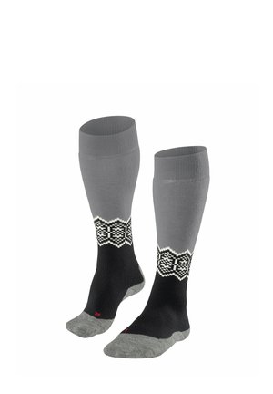 FALKE SK2 SKIING MEDIUM CUSHIONING - Chaussettes hautes - black mix
