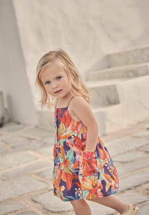 Robe de jour - purple tropical