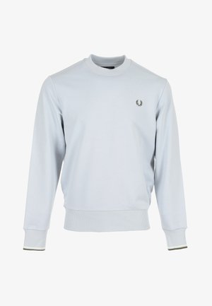 Fred Perry, CREW NECK - Sweater - blue ecru light green