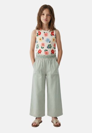Monoprix, PANTALON TAILLE ÉLASTIQUÉE - Pantalon classique - agave