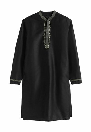 REGULAR FIT - KURTA - Hemd - black