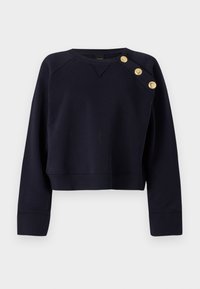 Pinko MARGARINA MAGLIA FELPA CON BOTTONI IN METALLO - Φούτερ - dark blue