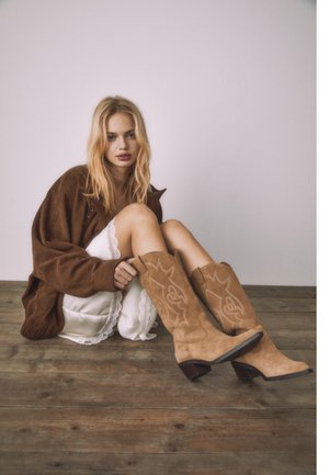 Stradivarius - Kowbojki i obuwie motocyklowe