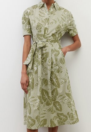 Skjortekjole - light green