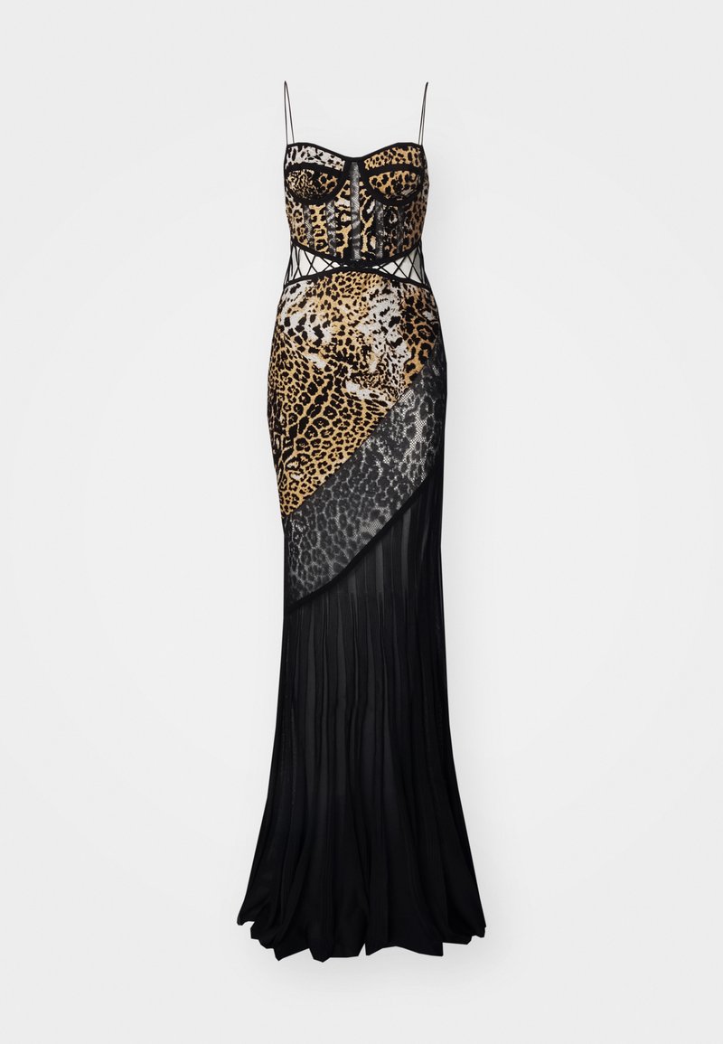 Roberto Cavalli Gebreide jurk beige