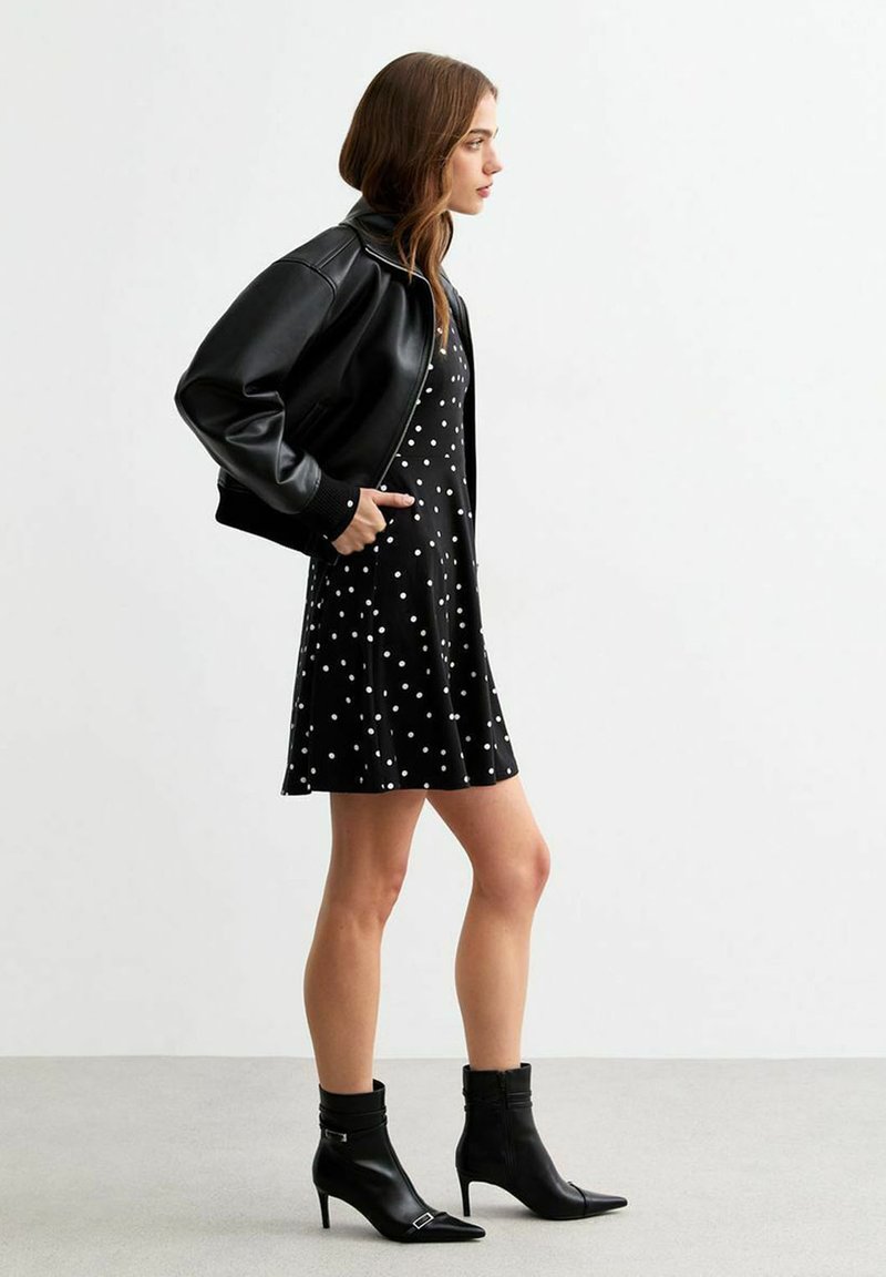 chinese dress ladies Amazon.com: KKmeter Women PU Leather High Collar Wet Look Zip Front Skater  Mini Dress with G-Strings Dance Clubwear (Medium) Black : Clothing, Shoes &  Jewelry main image 1