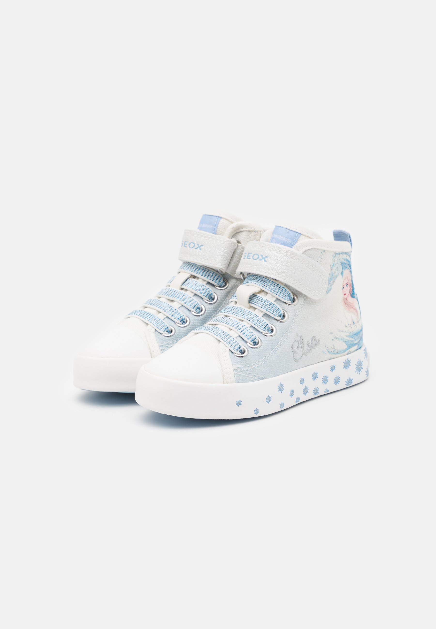 Geox Disney Frozen Elsa GEOX JUNIOR CIAK GIRL - Sneakers alte -  white/sky/bianco - Zalando.it