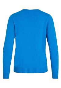 VILA VIRIL V-NECK L/S - Jumper - french blue