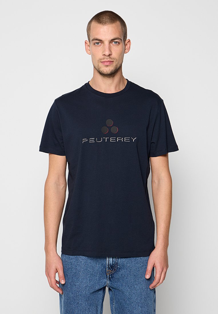 Peuterey T-shirt print donkerblauw