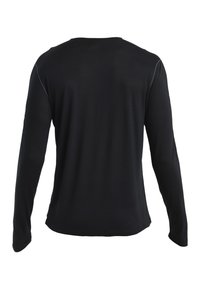 icebreaker MERINO 125 LIGHT WEIGHT ZONEKNITGRAPHIC - Langarmshirt - BLACK