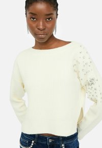 LIU JO WITH GEMSTONES - Maglione - white