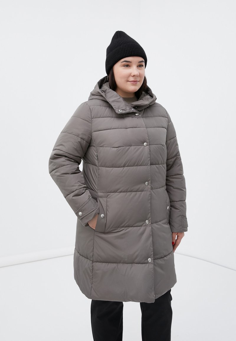 Damen Parkas | Finn Flare Wintermantel dark brown/dunkelbraun - FY34865 Damen Parkas | Finn Flare Wintermantel dark brown/dunkelbraun - FY34865