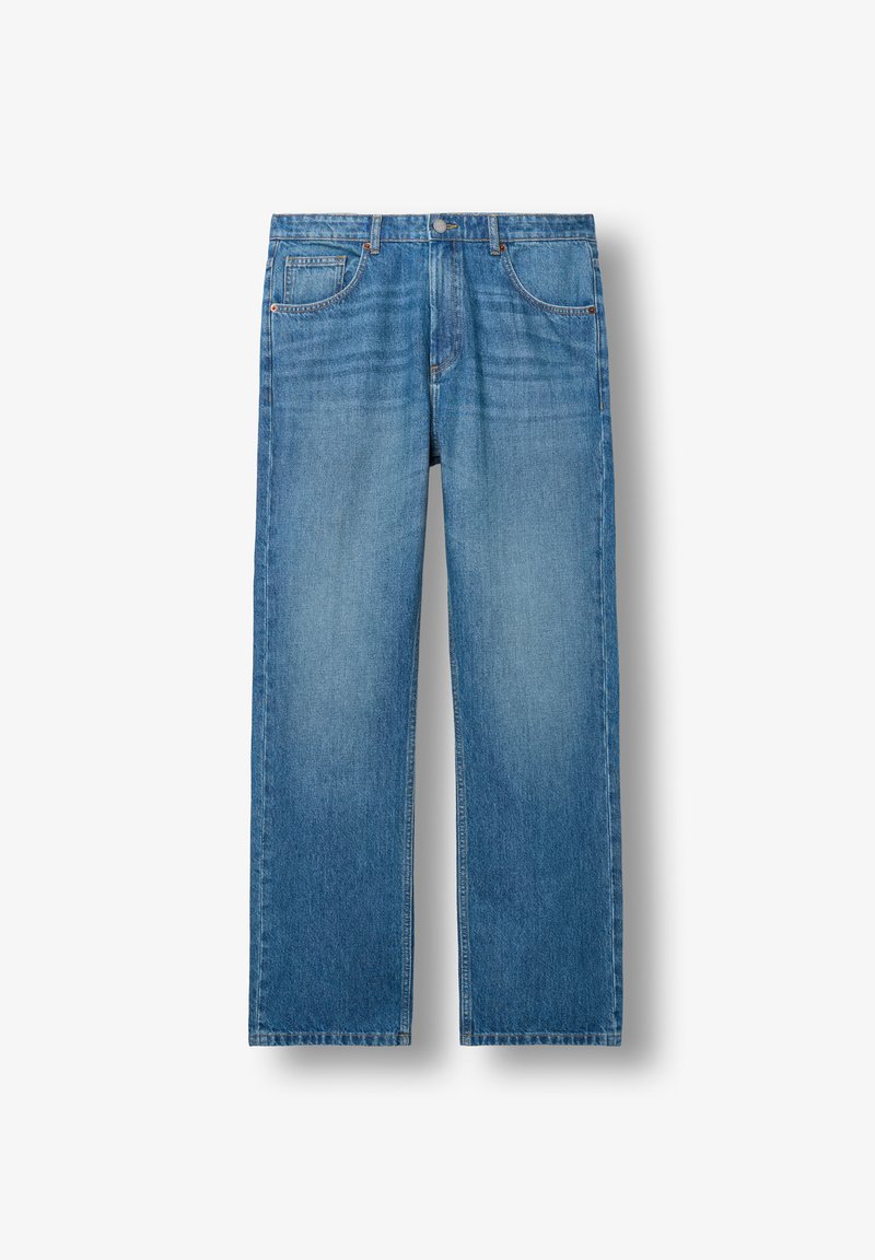 Burocs Straight leg jeans donkerblauw