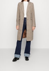 PIECES Tall Cappotto classico - brown