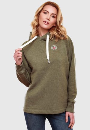 Kapuzenpullover - olive