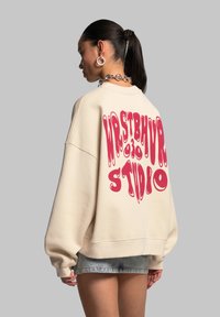 WRSTBHVR FLYNN SWEATSHIRT - Felpa - whitecap gray